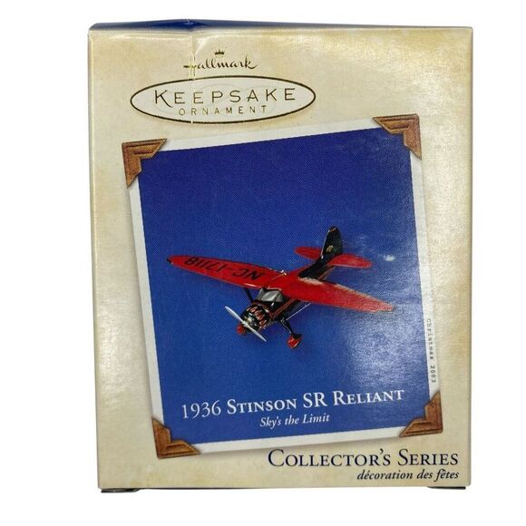 1936 Stinson SR Reliant Hallmark Ornament - Picture 3 of 3